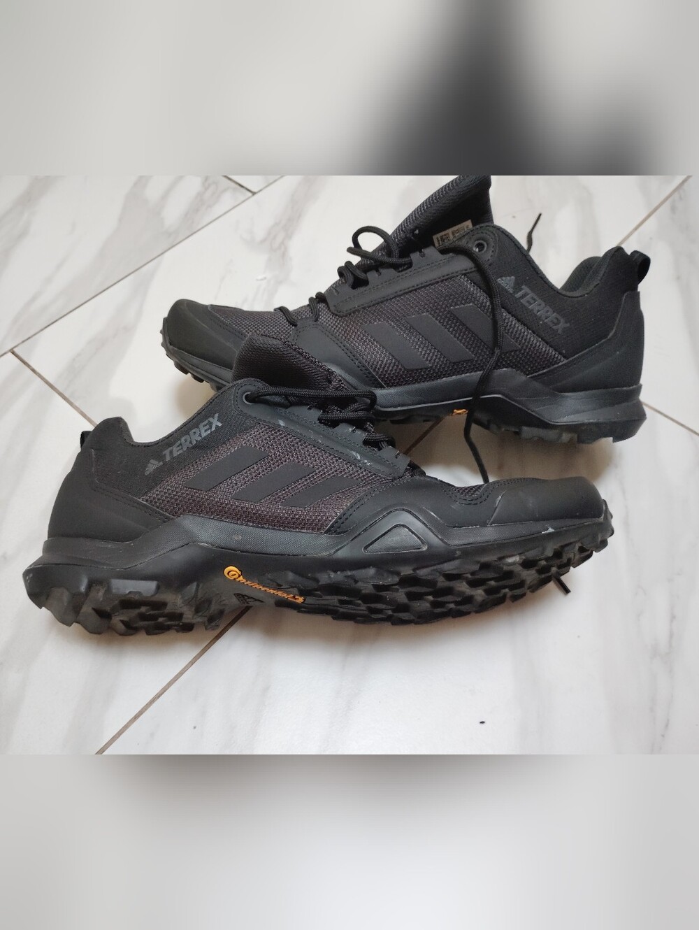 Adidas Terrex AX3 Men's Hiking Trail Running Shoes Size 13 Black Walk Sneak